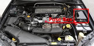 2006 subaru impreza wrx fuel filter replacement. Fuse Box Diagram Subaru Impreza 2001 2007