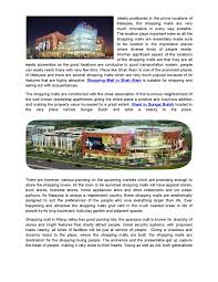Information relating to all shopping malls in kv is important as it can help to enhance good experiences and avoid bad experiences. Shopping Mall In Klang Valley Malaysia Shopping Mall Mall Sungai Buloh