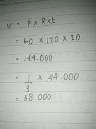 Mencegah lebih baik daripada telanjur kejadian. Sebuah Wadah Berbentuk Balok Dengan Panjang 60cm Tinggi 120 Cm Dan Lebar 20cm Wadah Tersebut Brainly Co Id