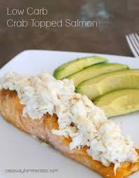 Check spelling or type a new query. Low Carb Crab Topped Salmon Step Away From The Carbs
