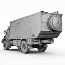Mercedes Zetros Home 3d Model Expedition Vehicle Expedition Truck Mercedes