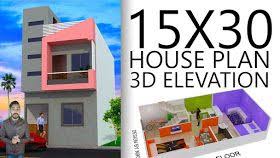 Home design 15x30 meters 3 bedrooms home ideas 15 x 30 home plan 3d elevation crazy3drender 25 home design 15 x 30 seaketcom Nikshail House Design 15x30 House Plan With 3d Elevation Option B By Nikshail 15x30 House Plans House Plans 15 30 House Plan