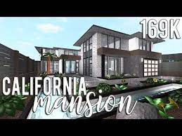 Roblox Bloxburg California Mansion 169k Youtube Modern Family House Two Story House Design Luxury House Plans