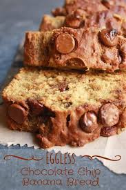 Chocolate Chip Banana Bread Eggless Recipe Chocolate Chip Banana Bread Eggless Baking Banana Chocolate Chip