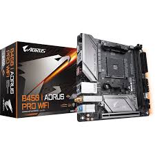 This board has great vrm and can even support ryzen 7 models. Gigabyte Aorus Pro Wifi Rev 1 0 Amd B450 So Am4 Dual Channel Ddr4 Mini Itx Retail Amd Sockel