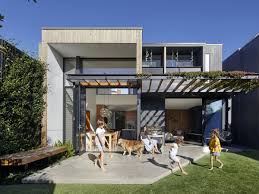 Looking for suggestions on how to best secure the posts. Beautiful Houses With Modern Pergola Extensions