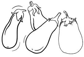 Simple Eggplant Coloring Page Vegetable Coloring Pages Coloring Pages Lion Coloring Pages