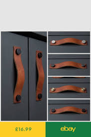 Cabinet Handles Home Furniture Diy Ebay Diy Leather Handle Leather Kitchen Kitchen Handles