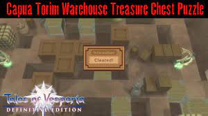 Definitive edition trophy / achievement guide. Capua Torim Warehouse Treasure Chest Puzzle Tales Of Vesperia Definitive Edition Youtube