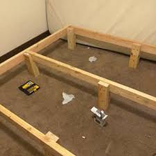 I built the frame out of 2x4, the legs using. 15 Bed Frame 6 Steps With Pictures Instructables
