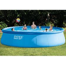 Intex 18 X 48 Easy Set Above Ground Pool With Filter Pump Walmart Com Easy Set Pools Swimming Pool Kits Inflatable Pool