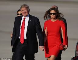 Image result for MELANIA AND TRUMP WALKING AWAY