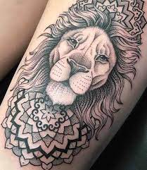 125 Best Lion Tattoos For Men Cool Designs Ideas 2021 Guide Mandala Lion Tattoo Tribal Lion Tattoo Lion Tattoo Design