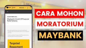 Lanjutan & fleksibiliti pembayaran pinjaman loan setiap. Cara Mohon Moratorium Dari Maybank Guna Telefon Semasa Pkp Youtube