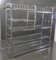 Palomino 5 Layer 30 30 Inch Wall Mount Modern Kitchen Utensils Dish Rack Stainless Steel Kitchen Rack Utensil Rack Utensil Stand Steel Steel Kitchen Rack Steel Utensil Kitchen Rack Price In India