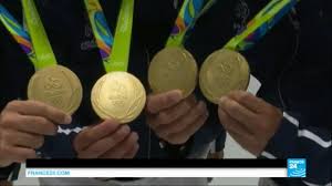Médaille, médaille d'or au 1500 mètres nage libre à … Jo 2016 Dans Le Secret De La Fabrication Des Medailles Olympiques Youtube