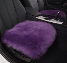 Universal Pure Wool Fuzzy Auto Car Seat Cover Front Cover Purple 1pcs Volkswagen New Beetle New Beetle Vw New Beetle