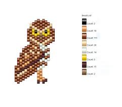 life is good ground owl seed bead chart