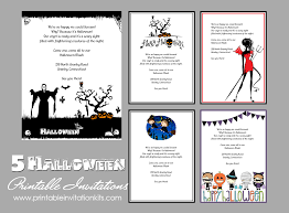 Our free halloween wedding invitations templates are in pdf format, you just have to choose the design from our list to modify and print, to modify the party invitations you do not need experience just have the adobe reader program which is free which you have many simple options to modify the party. 5 Free Halloween Printable Templates Wedding Invitation Templates Printable Invitation Kits
