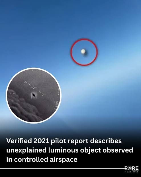 Pilots contacted air traffic control after spotting a strange object near their plane, only to be told nothing was registering on radar 👽✈️ Read more: https://trib.al/Jezdfx3