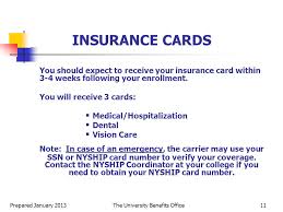 Most insurance cards do not have a group name on them, but they do have a group number. The City University Of New York Nys Health Insurance Program Nyship Student Employee Health Plan Sehp Office Of Human Resources Management University Ppt Download