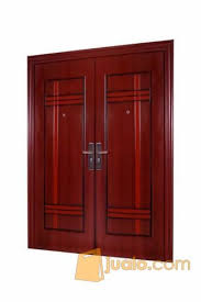 Produk ini dibuat oleh toko furniture jepara dengan bahan baku yang kuat dari kayu mahoni. Pintu Besi Minimalis 2017 Pintu Besi Motif Kayu Pintu Besi Modern Kab Tangerang Jualo