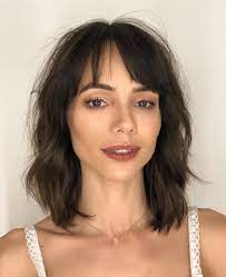 You should be aware of your hair type to adopt suitable bangs style; Long Bob With Fringe Thin Hair Novocom Top
