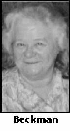 Margaret Beckman Obituary (2004)