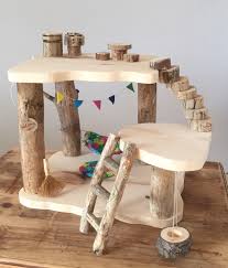 Wooden Tree House Waldorf Doll House Gnome Home Fairy Dwelling With Branch Doll Furniture Wooden Tree House Kids Wood Wooden Dollhouse
