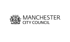 Manchester city skyline horizontal banner. Manchester City Council Logo Vector