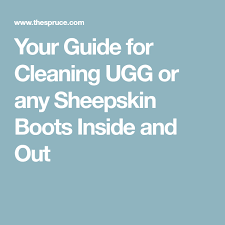 How To Clean And Care For Ugg Sheepskin Boots Sheepskin Boots Sheepskin Uggs Uggs