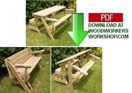 Wooden folding picnic table bench. Pin On Woodworking Inspirado
