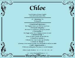 Meaning Of Name Chloe Names With Meaning Chloe Name Baby Names And Meanings