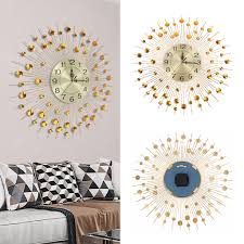 Find new arrivals, fashion catalogs, collections & lookbooks every week. Buy Large 3d Gold Diamond Peacock Wall Clock Metal Watch For Home Living Room Decoration Diy Clocks At Affordable Prices Free Shipping Real Reviews With Photos Joom