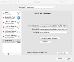 Azure Vpn Gateway Troubleshoot Point To Site Connections Mac Os X Clients Microsoft Docs
