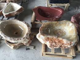 honey onyx sink, marble basin, stone