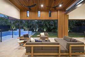 Outdoor Living Modern Outdoor Seating North Lakes Timber Feature Ceiling North Modern Outdoor Seating Outdoor Entertaining Area Pool Entertainment Area