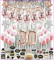 10 impressive 30 birthday ideas for him to ensure that anyone would not will needto explore any. 30th Birthday Decorations For Women Her Party Supplies Dirty Thirty Rose Gold For Sale Online Ebay