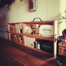 100均商品でディスプレイしながら収納できるトランク型ボックス 収納 インテリア 100均 diy インテリア