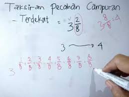 Taksiran Pecahan Campuran Youtube