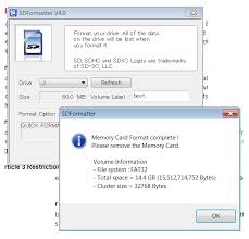 My girlfriend's sandisk 32gb microsd card was within her samsung it says it can't find the cluster size. How Can I Reformat My Sd Card To Use It Normally Again Raspberry Pi Stack Exchange
