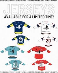 In 1938, members of the preston rivulettes were forbidden to wear their jerseys in the national women's championships, because the jerseys bore the name of the team's sponsor: Professional Women S Hockey Players Association We Re Excited To Announce That Pwhpa Team Replica Jerseys Are Now Available For Purchase For A Limited Time Only Visit Pwhpa Com And Choose Jjersey Shop From