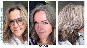 That mermaid hair you're growing isn't going to help your color change. How Do You Transition From Dyed Hair To Your Natural Grey Hair