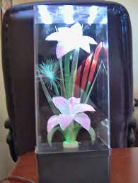 This fiber optic beauty changes colors every few seconds. Fiber Optic Flowers Flower Lamp Fiber Optic Flower Boxes
