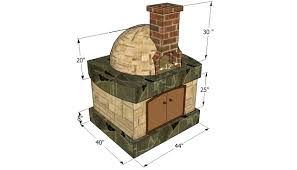 The modular pizza oven's dome is about half as thick as the traditional masonry brick oven dome. Pizza Oven Free Plans Howtospecialist How To Build Step By Step Diy Plans Pizza Oven Outdoor Pizza Oven Outdoor Plans Brick Pizza Oven