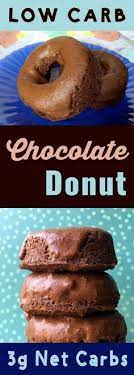 Low Carb Keto Double Chocolate Donuts Recipe Low Carb Chocolate Low Carb Desserts Low Carb Recipes