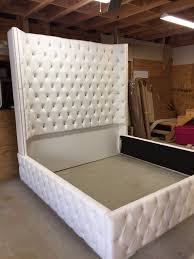 All of which are comfortable to lean against. King Size Tufted Bed Luxurious Wingback Tufted Bed White Bed Luxurybeddingwood King Size Tufted Bed Tufted Bed Headboards For Beds