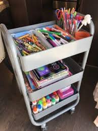 Let's have a peek at 30 diy storage ideas for both you art and crafting supplies. Simple Kids Art Supply Storage Solution Create An Art Cart Simple Purposeful Living