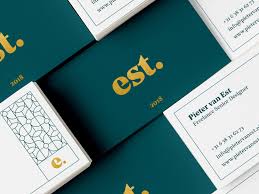 Find a variety of create your own business card templates and many predesigned options that are simple to customize, proof, and order when it's most convenient. Est Business Card Business Card Design Inspiration