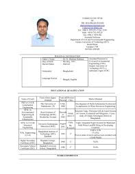 Top resume builder, build a perfect resume with ease. Curriculum Vitae Islamic University Of Technology